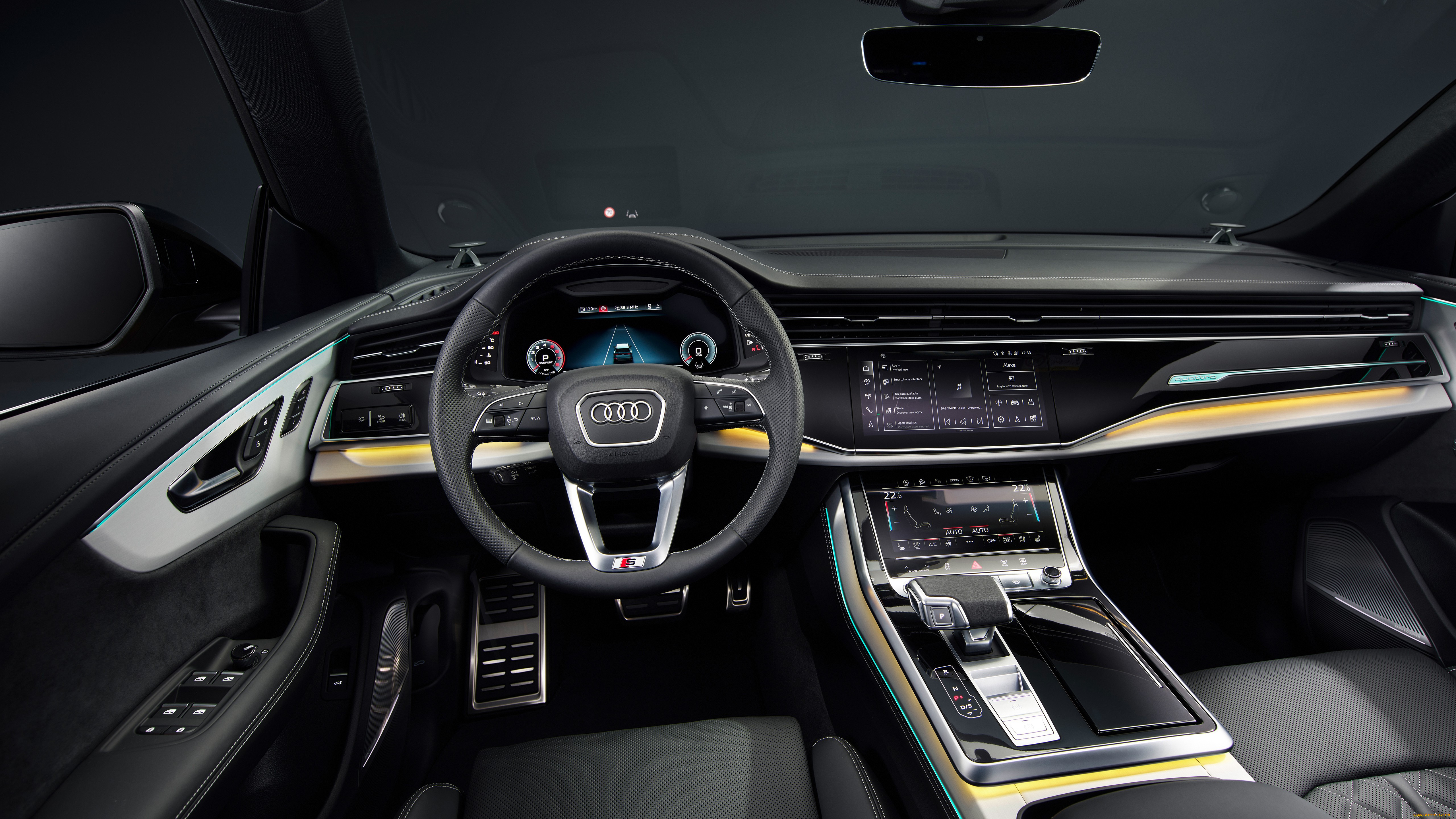 2023 audi q8 55 tfsi quattro s line, , , , , , 